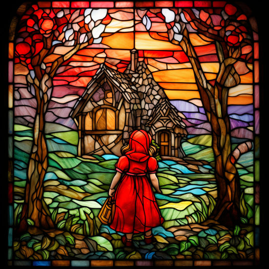 Little Red Riding Hood Fabric Panel 2