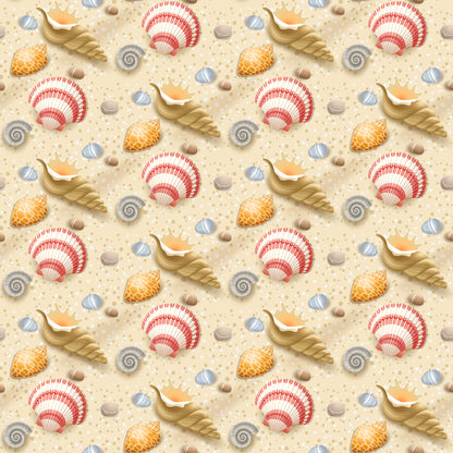 Summer Beach Pattern 8 Quilting Cotton Fabric
