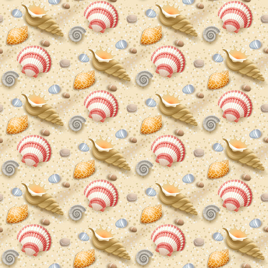 Summer Beach Pattern 8 Quilting Cotton Fabric