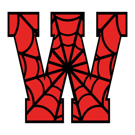 Spider Alphabet Fabric Panel 30