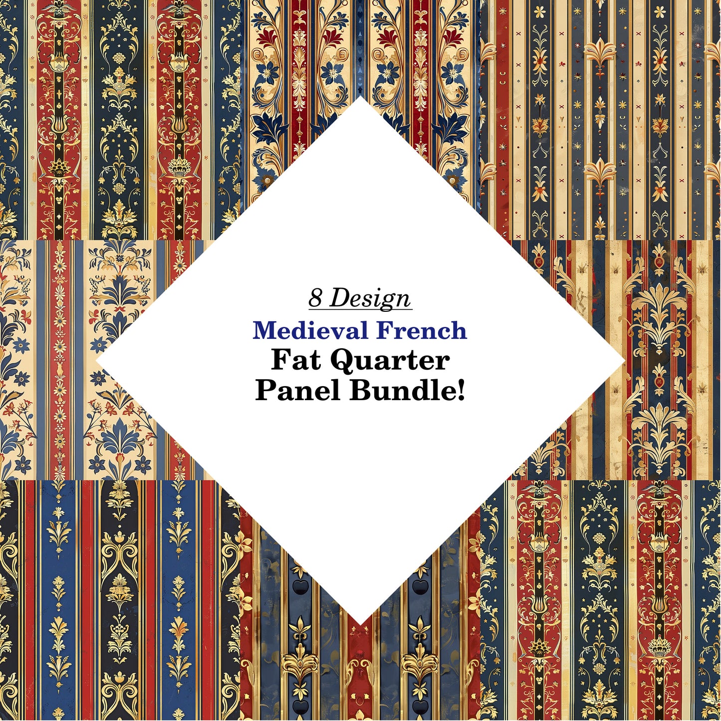 Medieval French Fat Quarter Bundle