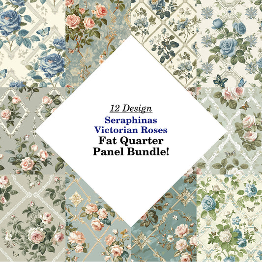 Seraphinas Victorian Roses Fat Quarter Bundle