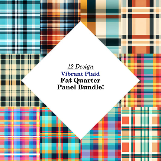 Vibrant Plaid Fat Quarter Bundle