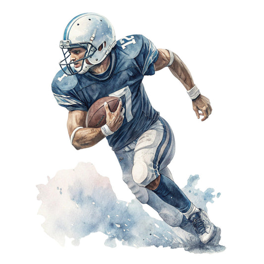 Football Player Fabric Panel 7