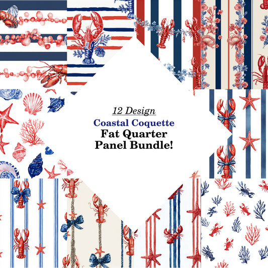 Coastal Coquette Fat Quarter Bundle