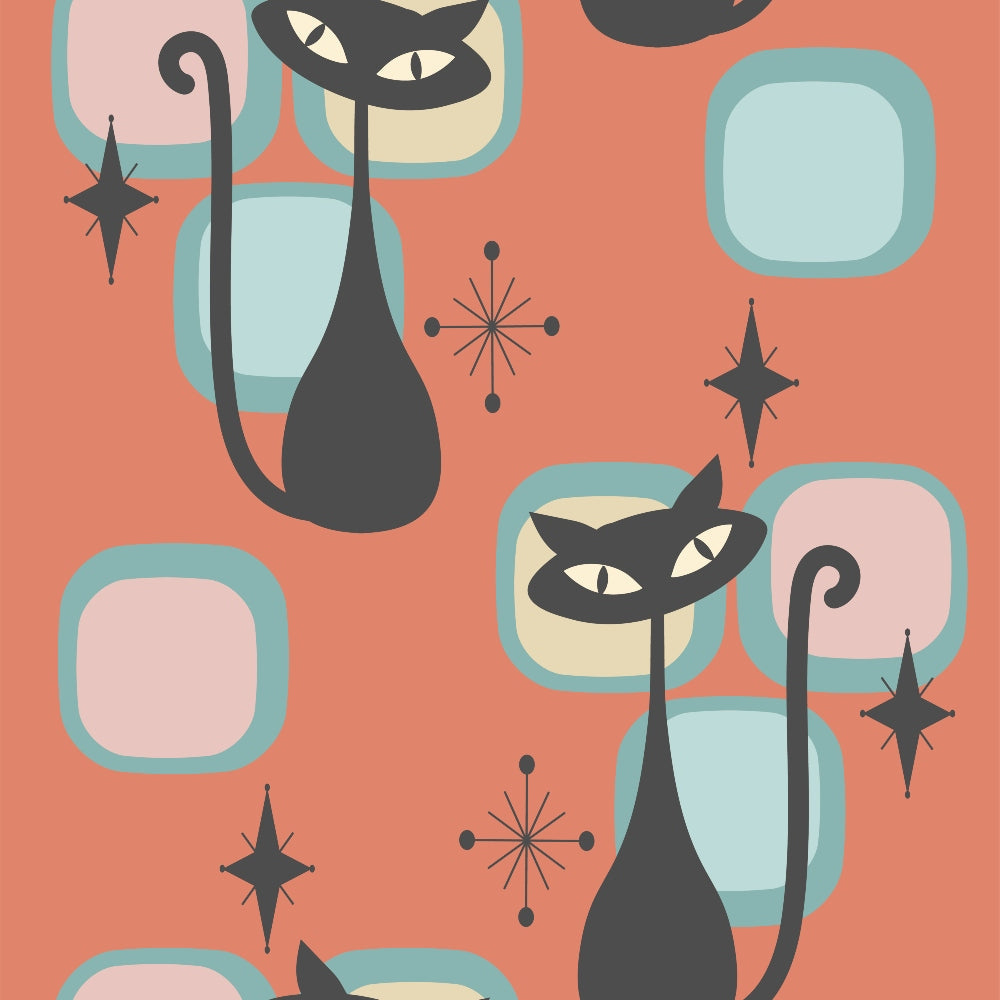 Daily Deal: Mid-Century Modern Pattern 36 Quilting Cotton Fabric - 45" x 2 Yards"