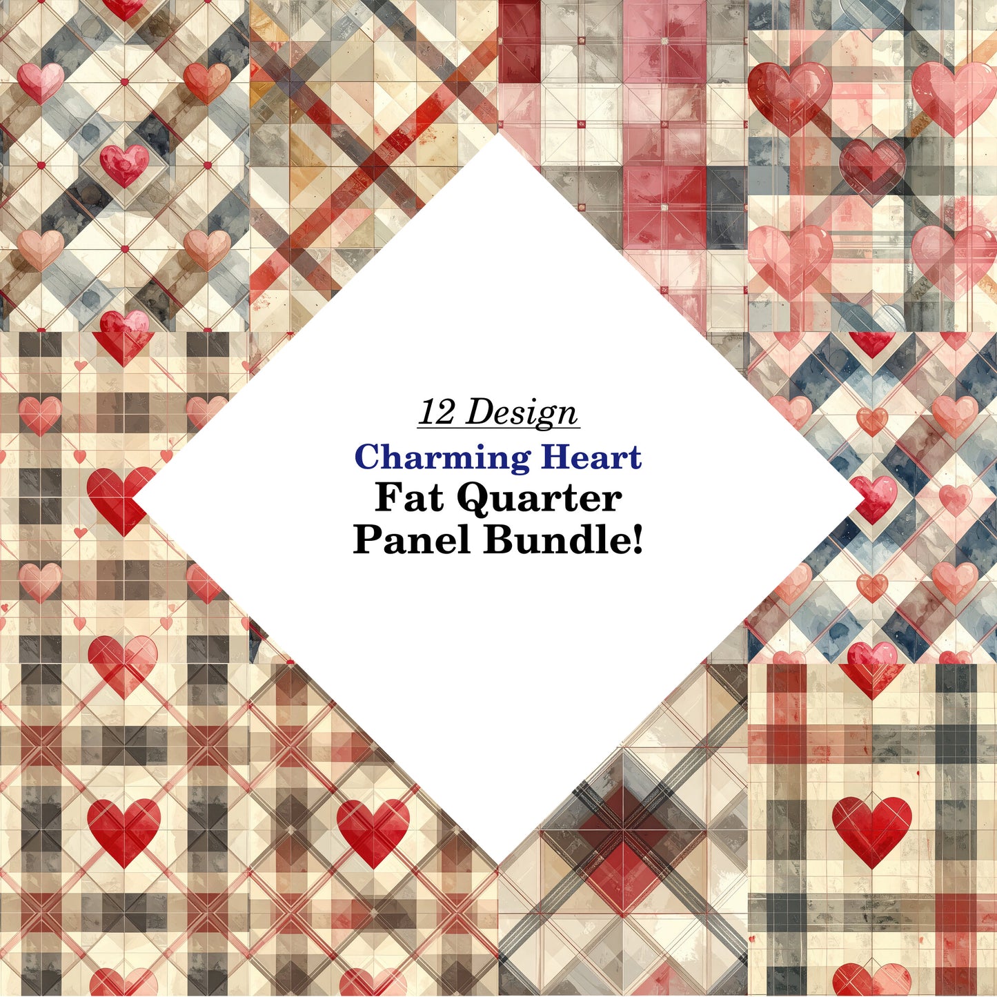 Charming Heart Fat Quarter Bundle