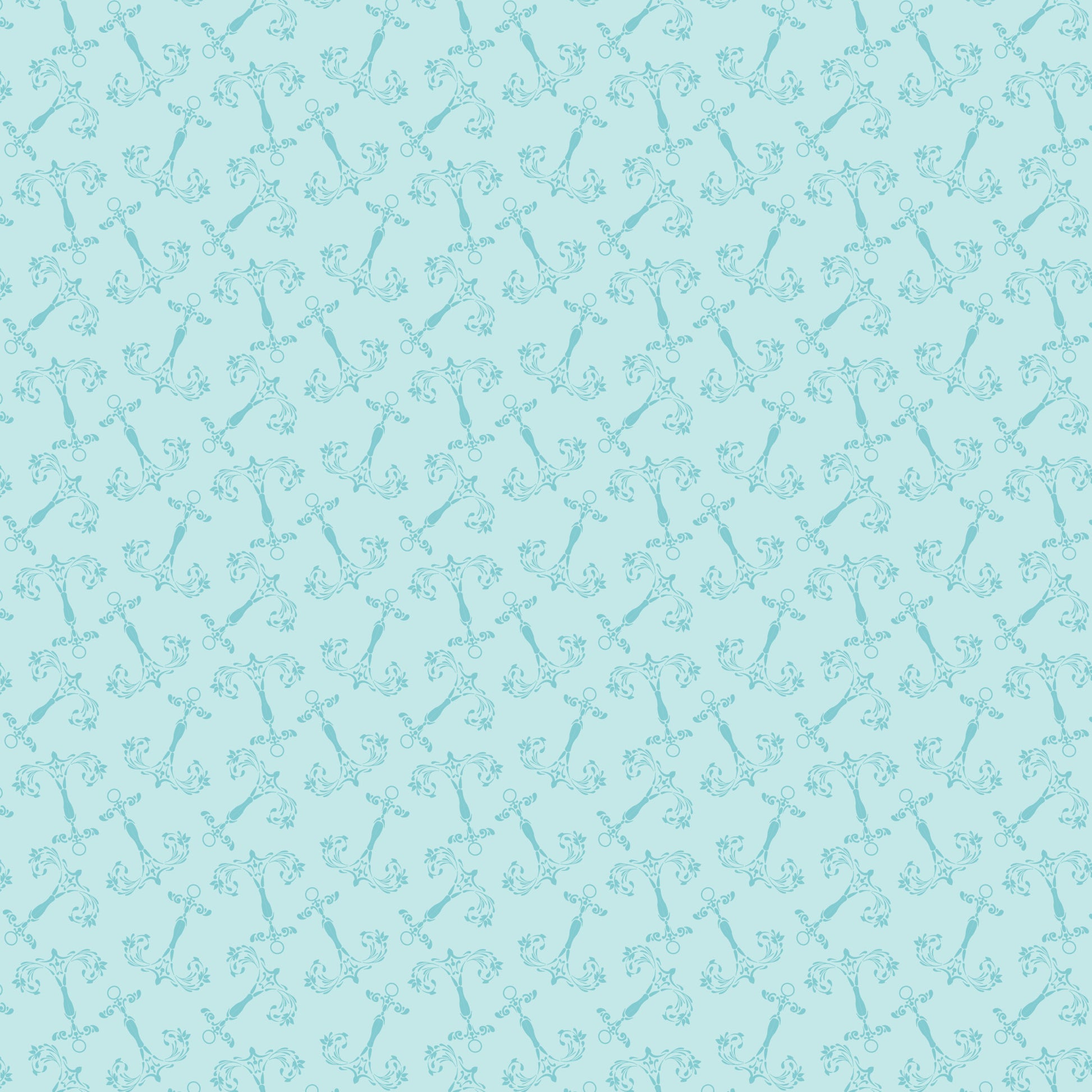 light blue, aqua, teal, nautical anchors, rope design, maritime pattern, ocean theme, sailing motif, quilting cotton, fabric panel, seamless repeat, monochromatic, coastal design, anchor chains, naval elements, sea inspired, maritime blue, cotton fabric, quilting material, nautical decor