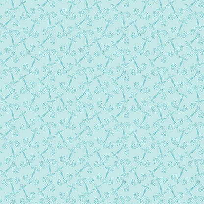 light blue, aqua, teal, nautical anchors, rope design, maritime pattern, ocean theme, sailing motif, quilting cotton, fabric panel, seamless repeat, monochromatic, coastal design, anchor chains, naval elements, sea inspired, maritime blue, cotton fabric, quilting material, nautical decor
