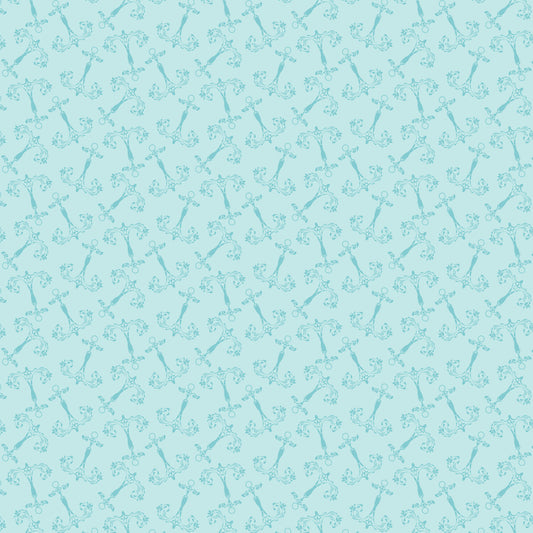 Navy Nautical Sea Pattern 9 Quilting Cotton Fabric