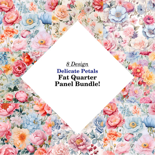 Delicate Petals Fat Quarter Bundle