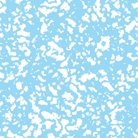 light blue, white, grunge texture, distressed pattern, splatter design, weathered look, vintage style, abstract pattern, quilting cotton, fabric panel, speckled surface, mottled texture, artistic background, crafting material, sewing fabric, cotton blend, modern grunge, textured design