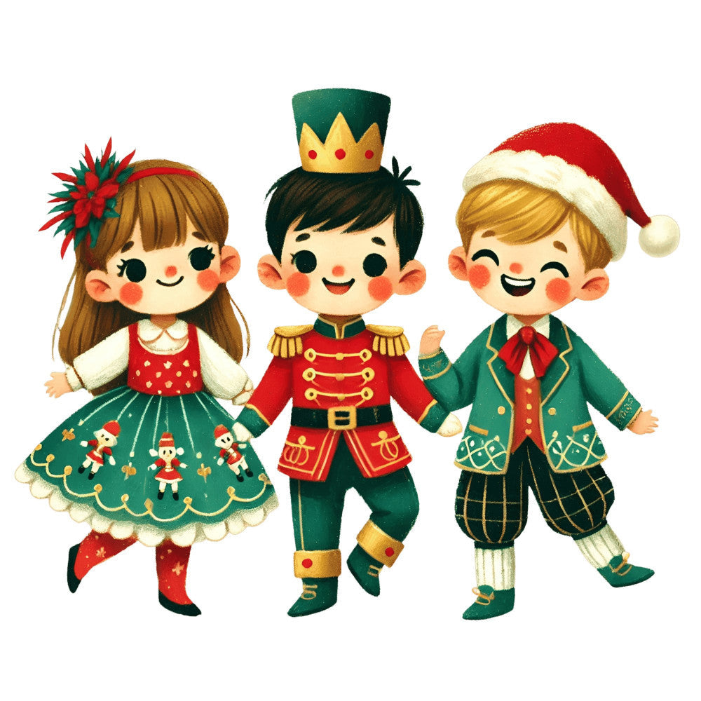 Nutcracker Ballet Fabric Panel 101