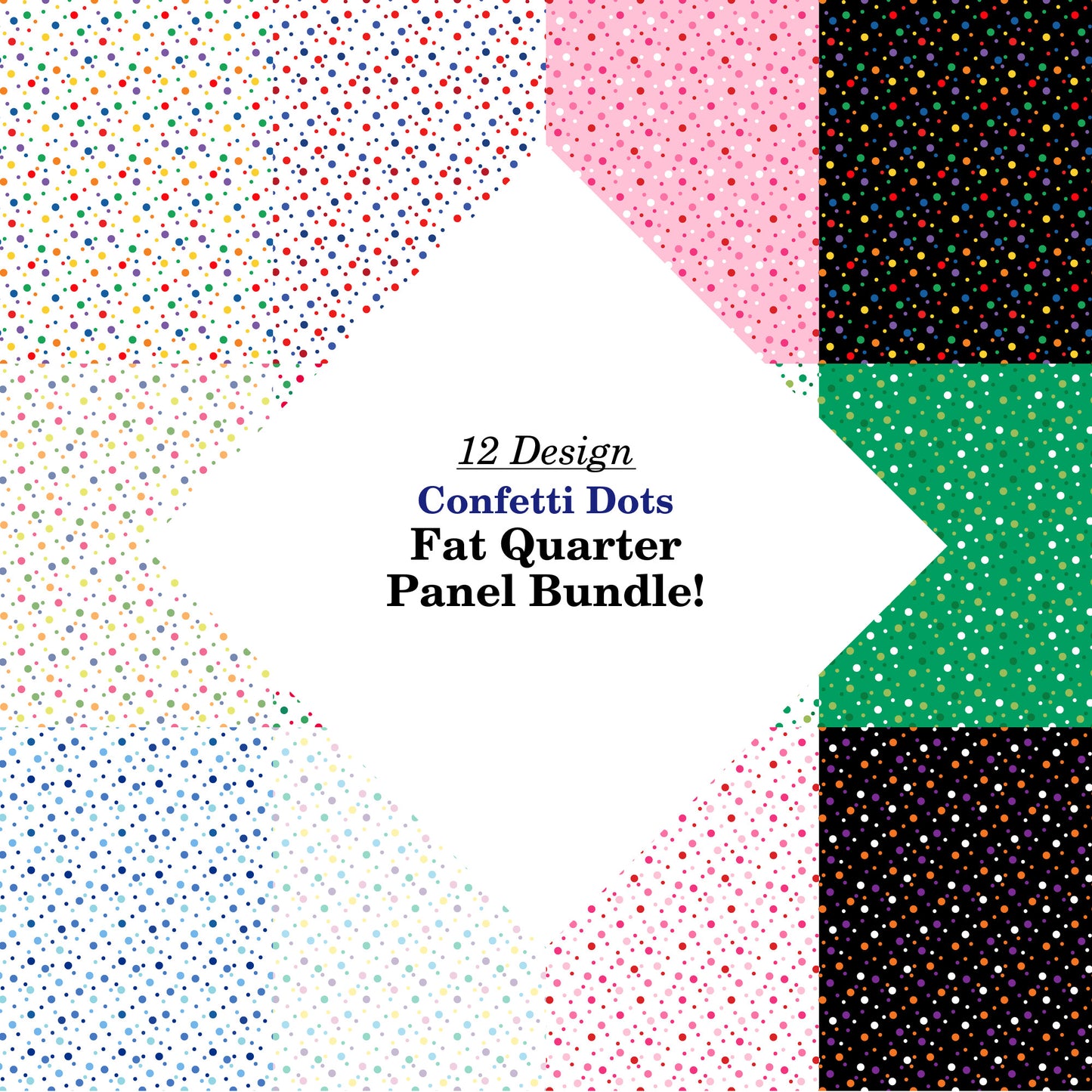 Confetti Dots Fat Quarter Bundle