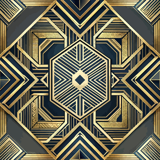 Art Deco Pattern 34 Quilting Cotton Fabric