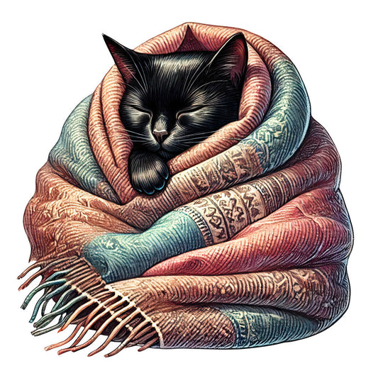 Lazy Cats Fabric Panel 16