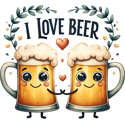 Funny Beer Quote Fabric Panel 1