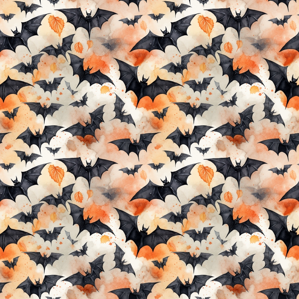 Daily Deal: Spooky Season Pattern 6 Quilting Cotton Fabric - 45" x 1 Yard"
