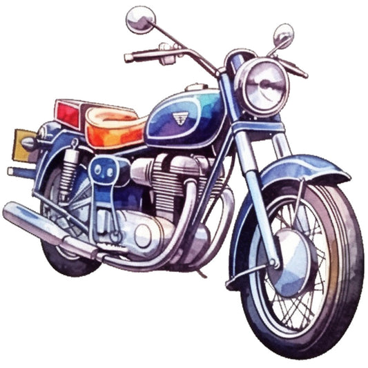 Classic Motorcycle Fabric Panel 5