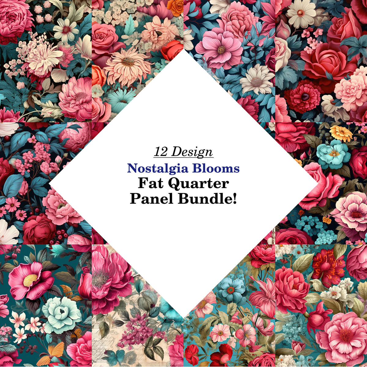 Nostalgia Blooms Fat Quarter Bundle