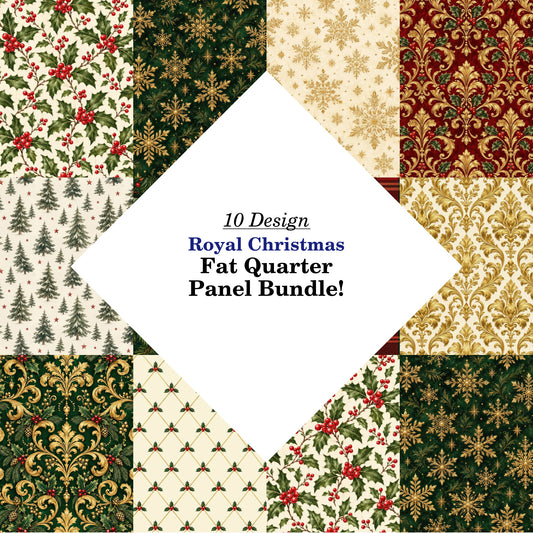 Royal Christmas Fat Quarter Bundle