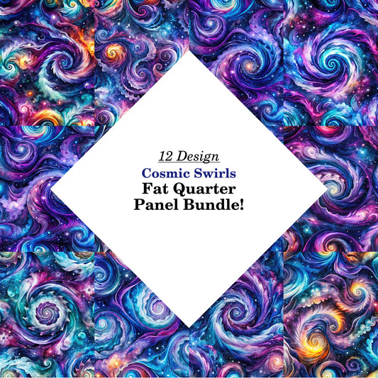 Cosmic Swirls Fat Quarter Bundle