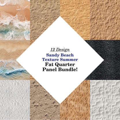 Sandy Beach Texture Summer Fat Quarter Bundle