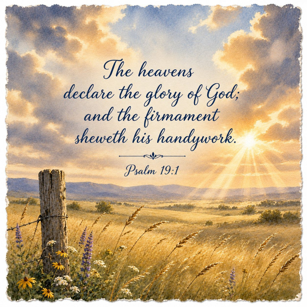 Inspirational Verses Fabric Panel 103