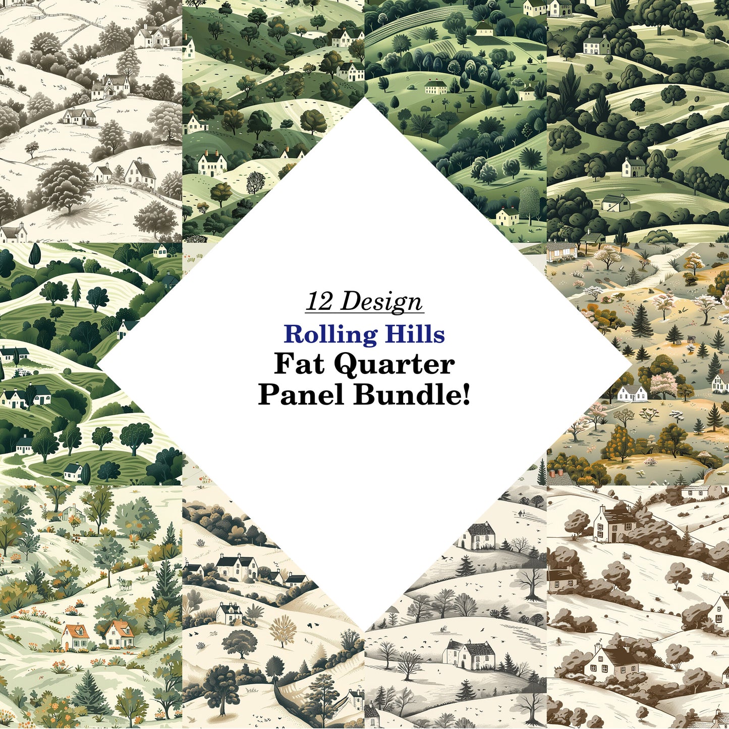 Rolling Hills Fat Quarter Bundle