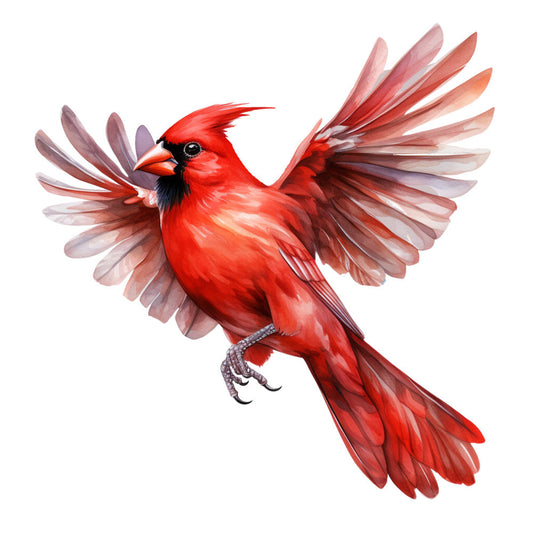 Red Cardinals Fabric Panel 13