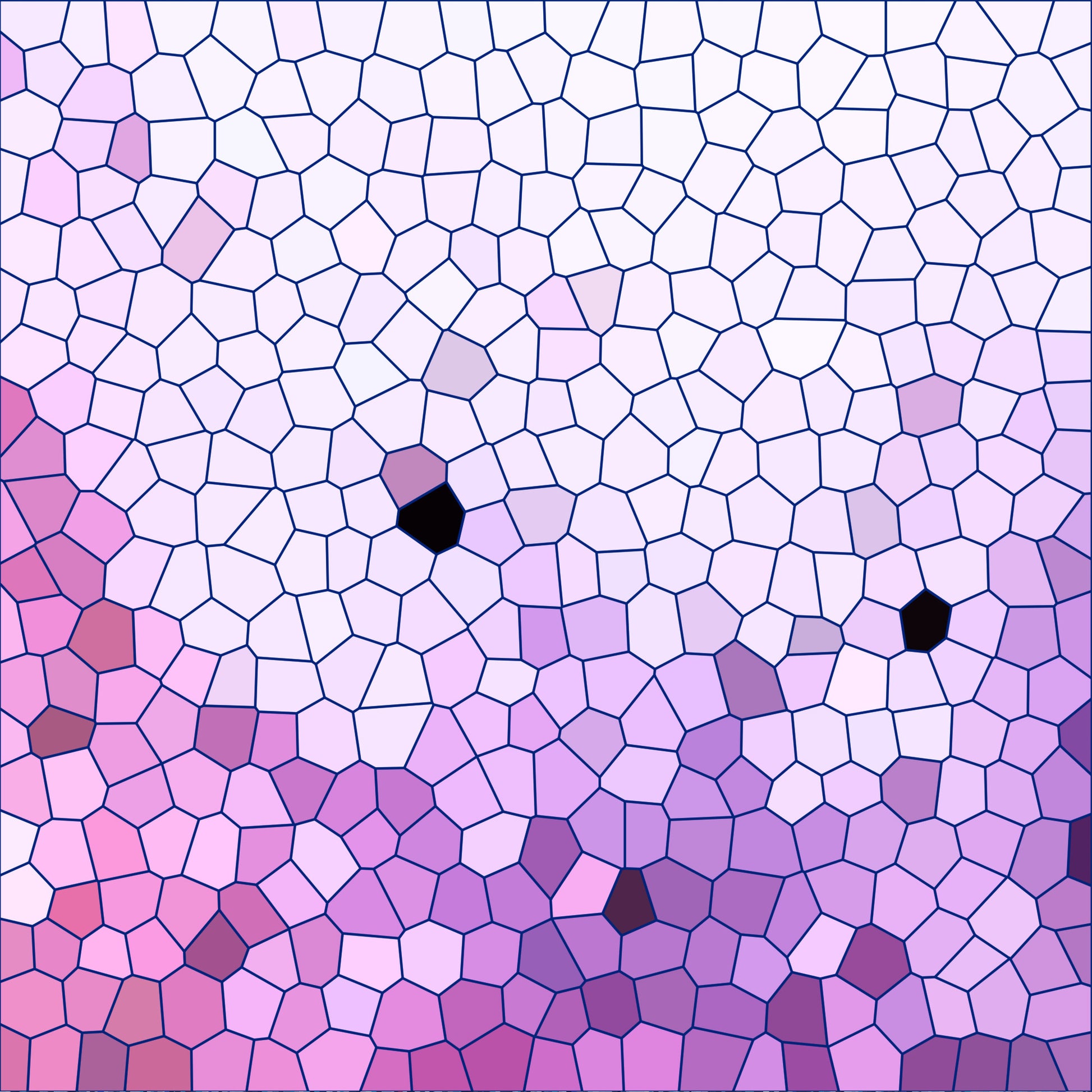 mosaic pattern, stained glass, geometric design, purple hues, lavender, mauve, pink tones, violet shades, polygonal shapes, abstract art, quilting cotton, fabric panel, contemporary style, modern mosaic, tessellation, gradient colors, artistic design, crafting material, sewing fabric, patchwork design