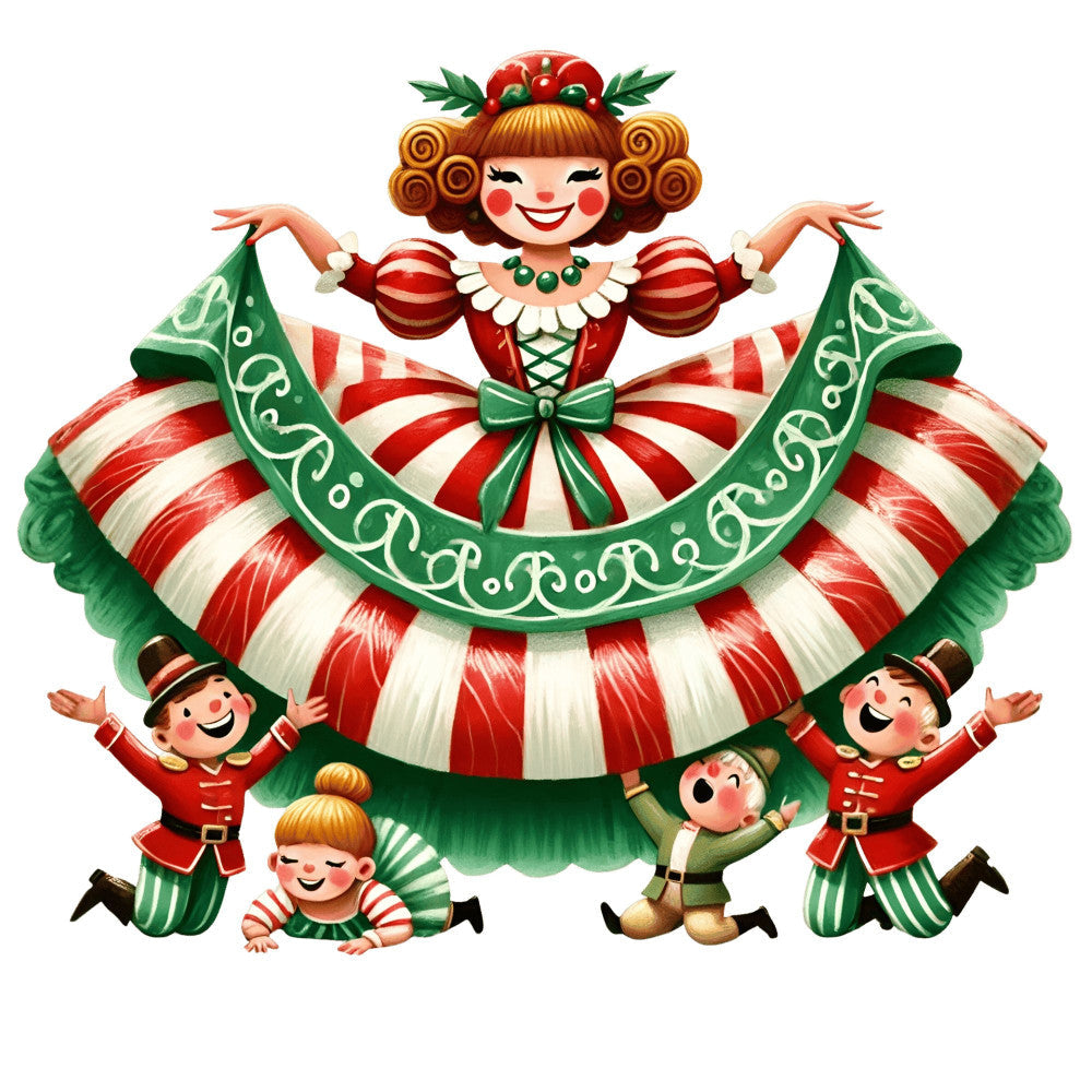 Nutcracker Ballet Fabric Panel 13