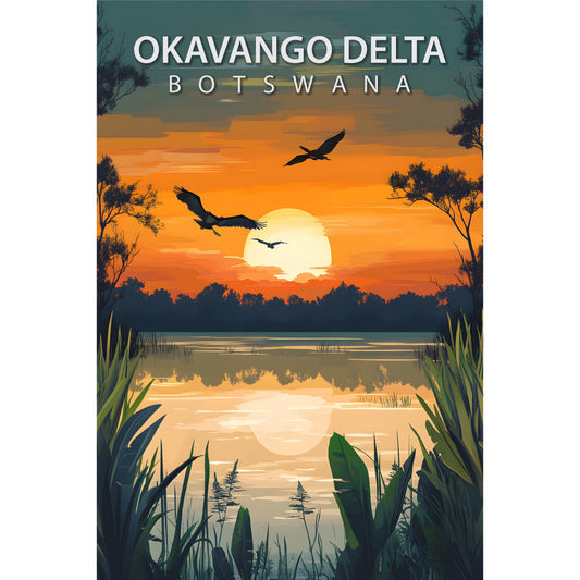 Beautiful Places Travel Poster Fabric Panel 2