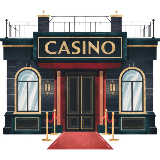 Watercolor Casino Fabric Panel 57