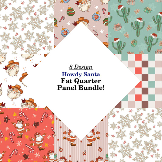Howdy Santa Fat Quarter Bundle