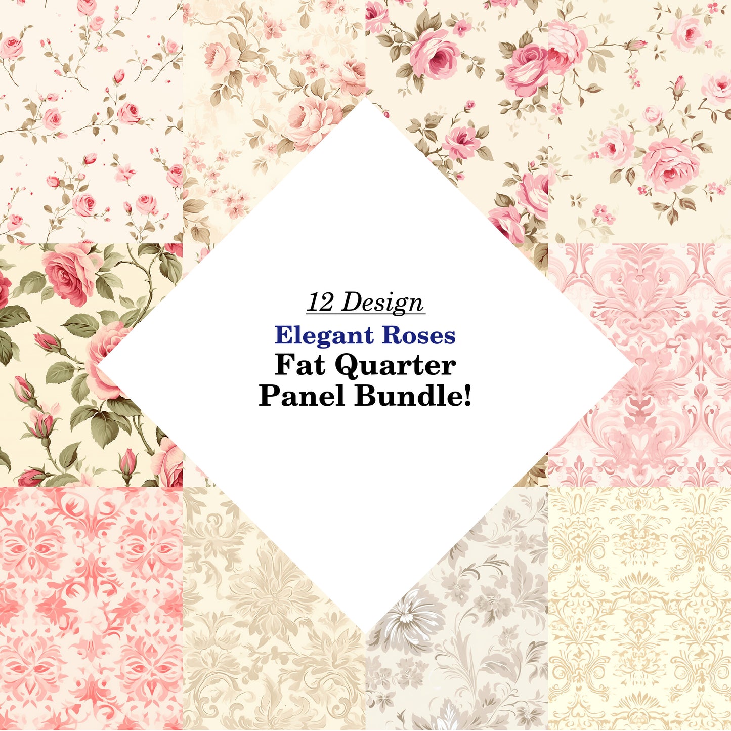 Elegant Roses Fat Quarter Bundle