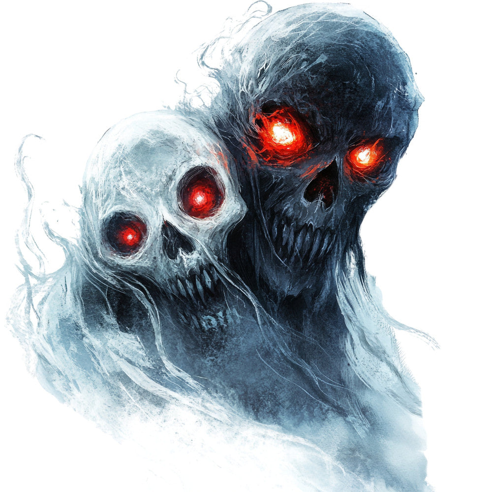 Red Eyed Skull Fabric Panel 28