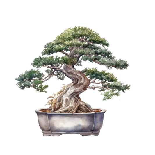 Bonsai Tree Fabric Panel 9