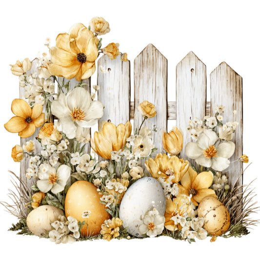 Yellow Farmhouse Fabric Panel 5