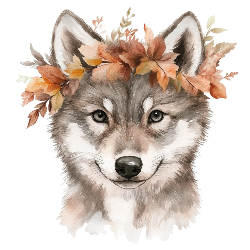 Fall Animal Portrait Fabric Panel 9