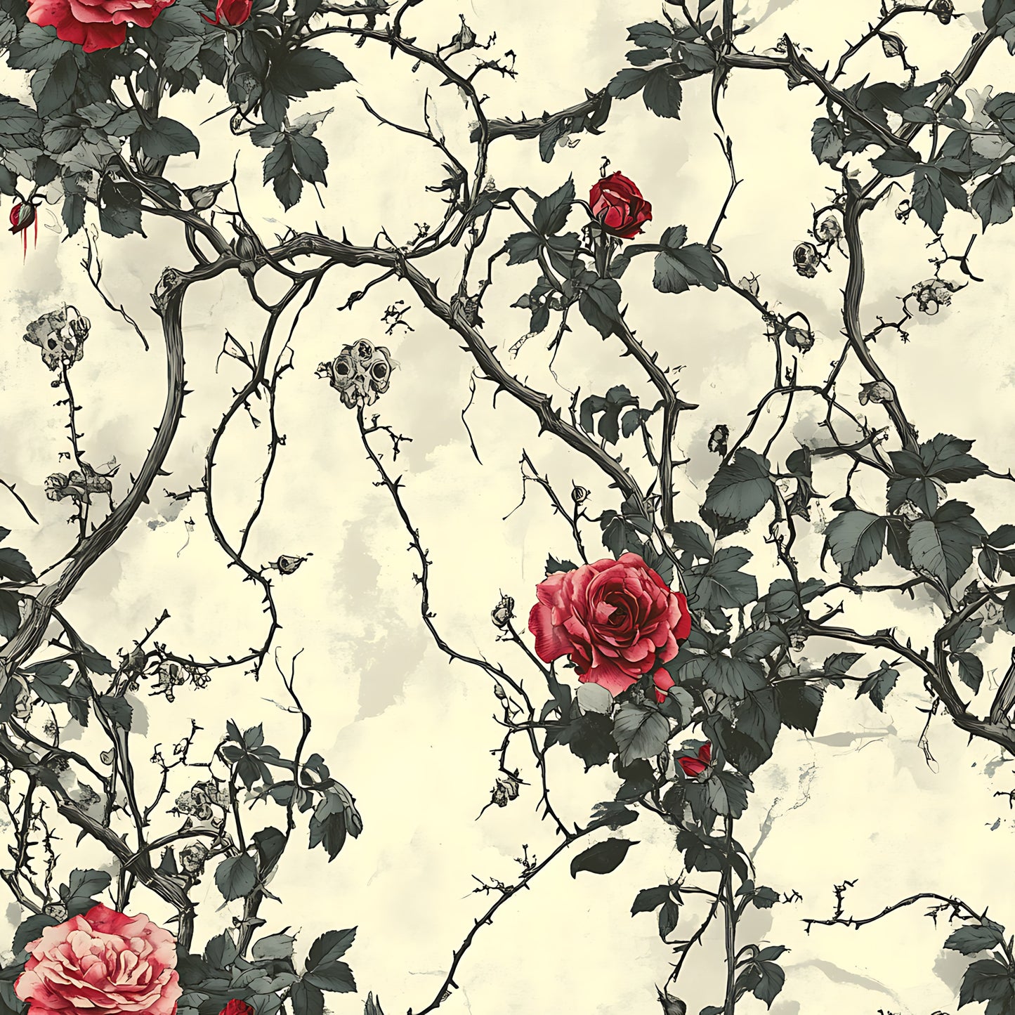 Bramble and Bone Pattern 2 Quilting Cotton Fabric