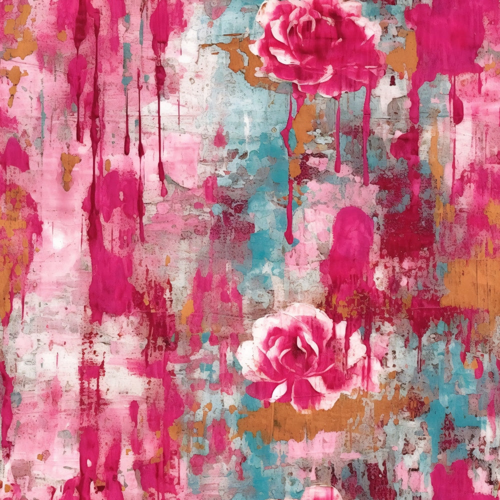 Daily Deal: Girly Grunge Plaster Pattern 12 Quilting Cotton Fabric - 45" x 1 Yard"