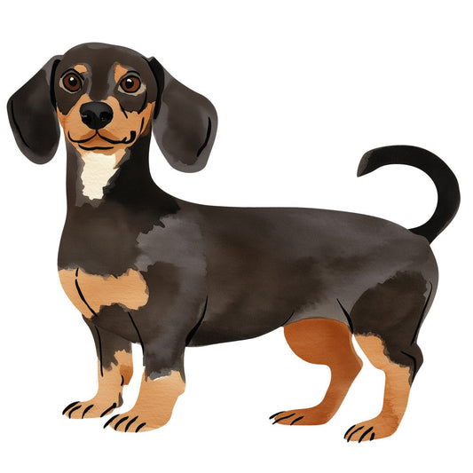 Sausage Dog Fabric Panel 2