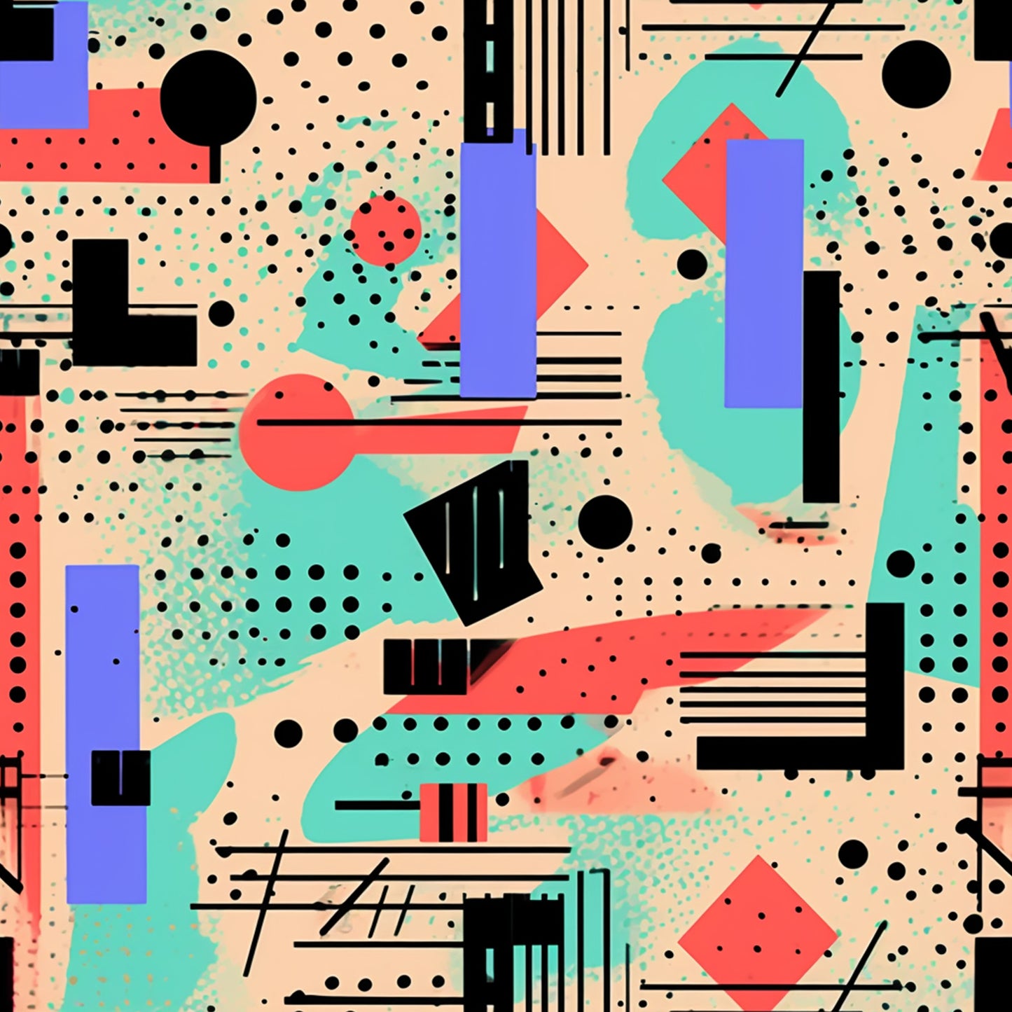 Groovy Boho Hippie Pattern 1 Quilting Cotton Fabric