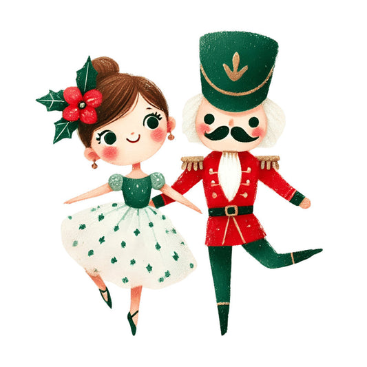 Nutcracker Ballet Fabric Panel 107