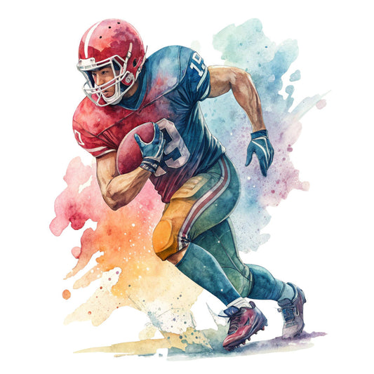 Football Player Fabric Panel 5