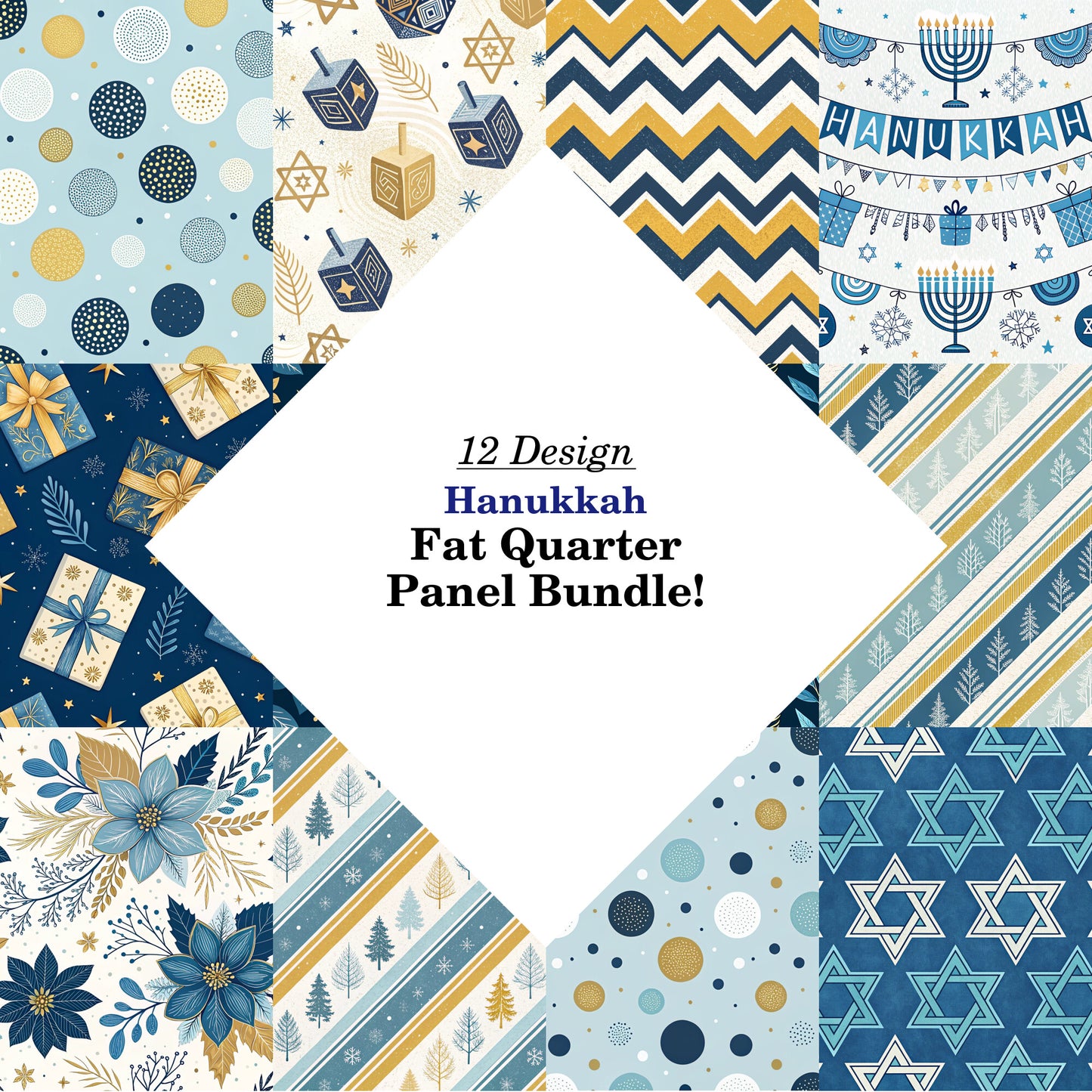 Hanukkah Fat Quarter Bundle