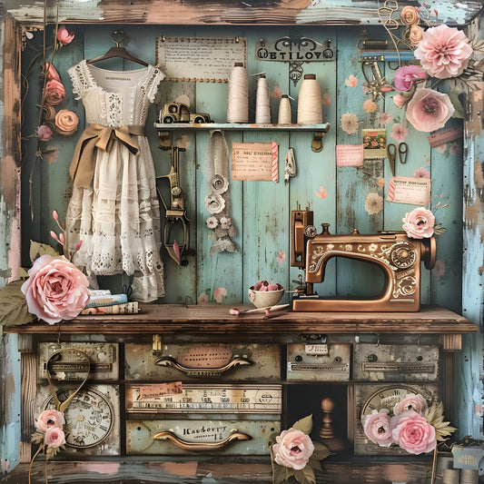 Sew Sweet Sewing Fabric Panel 1