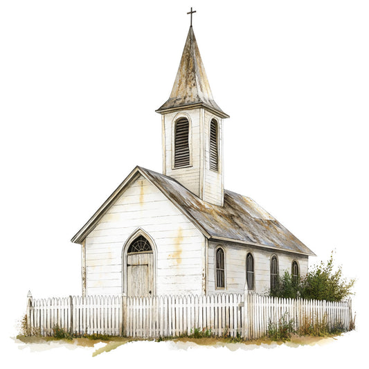 Watercolor Texas Fabric Panel 9