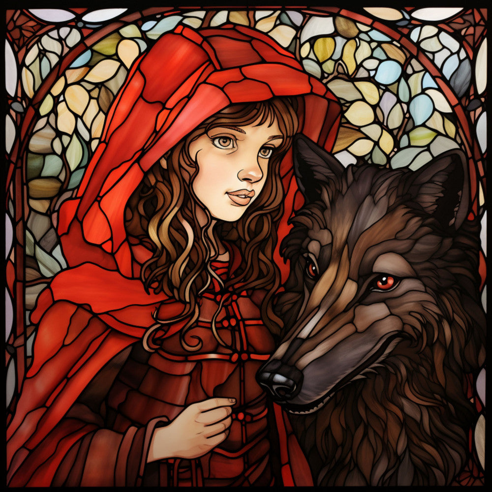 Little Red Riding Hood Fabric Panel 12